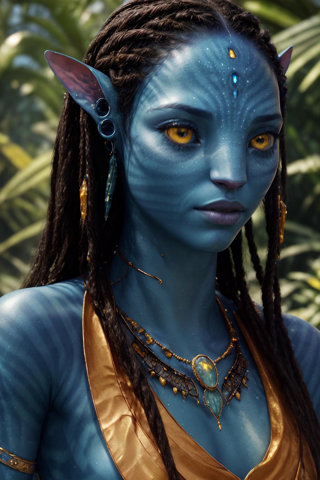 Which one do you like more? Neytiri with open hair or her braids : r/Avatar